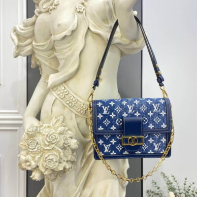 Replica Louis Vuitton Monogram Denim Dauphine Mm M59631